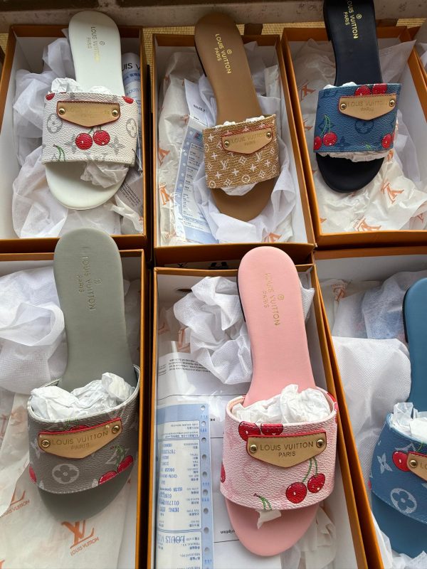 Louis Vuitton Cherry Slippers (Regular Sizes) - Image 2