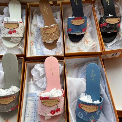 Louis Vuitton Cherry Slippers (Regular Sizes)