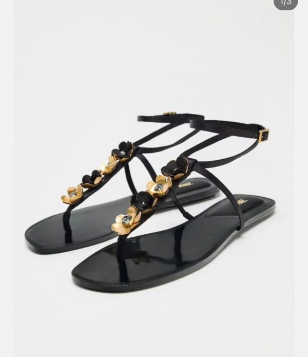 Zara Flat Wrap Sandals (Regular Sizes) - Image 2