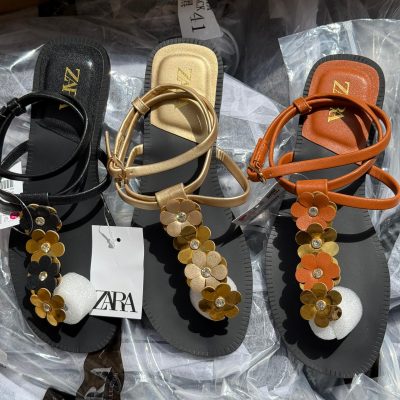 Zara Flat Wrap Sandals (Regular Sizes)